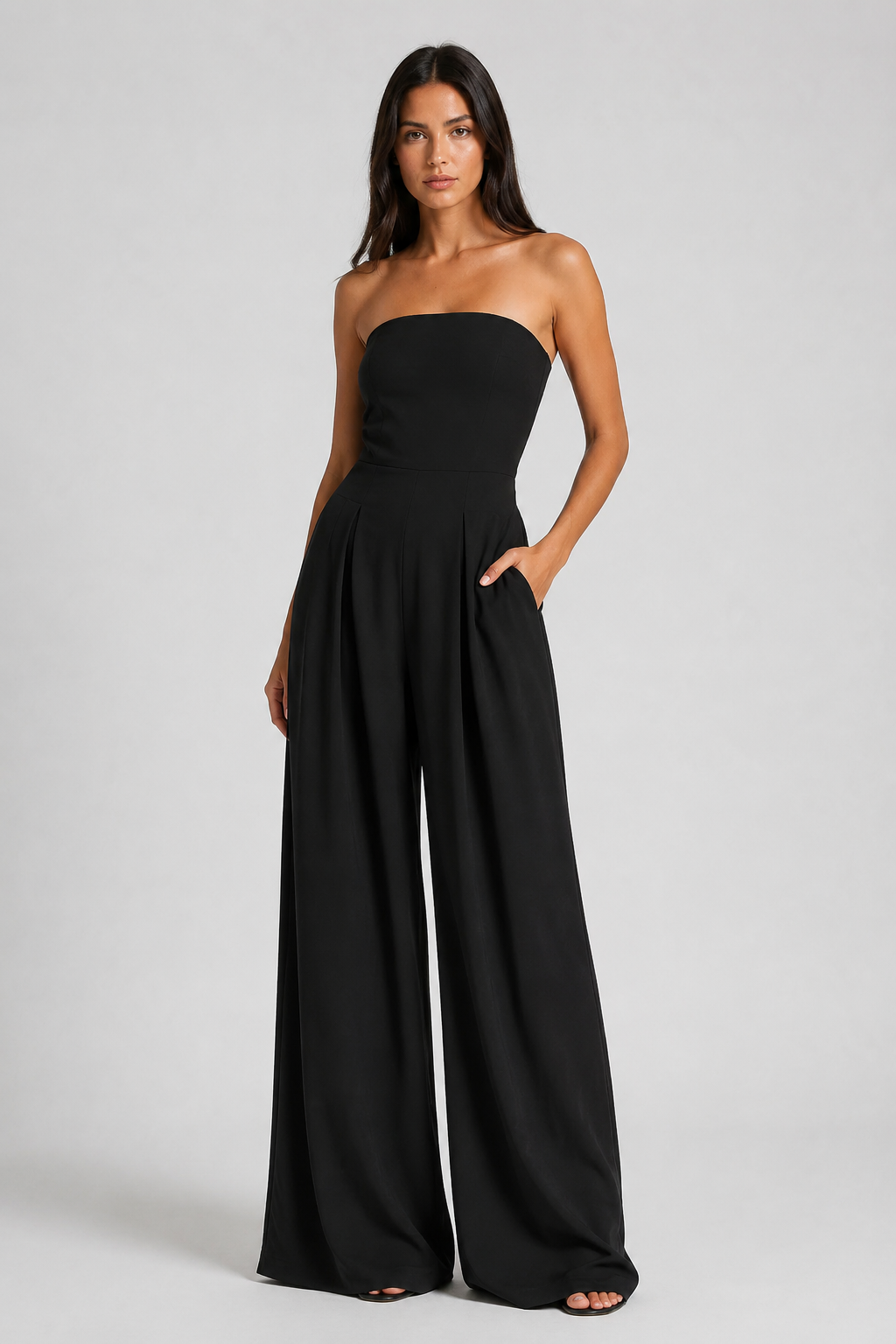 Nina Strapless Dress - Black